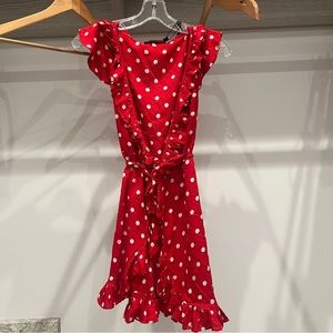 NWT polka dot wrap dress